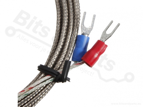 Temperatuursensor Thermocouple / Thermokoppel K-type 3 meter